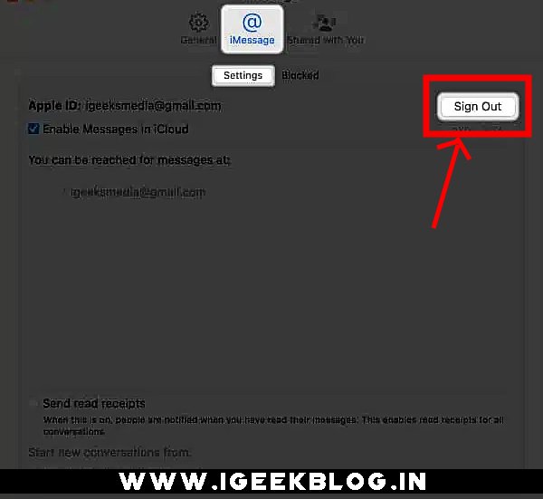 How to Sign Out of iMessage on a Mac