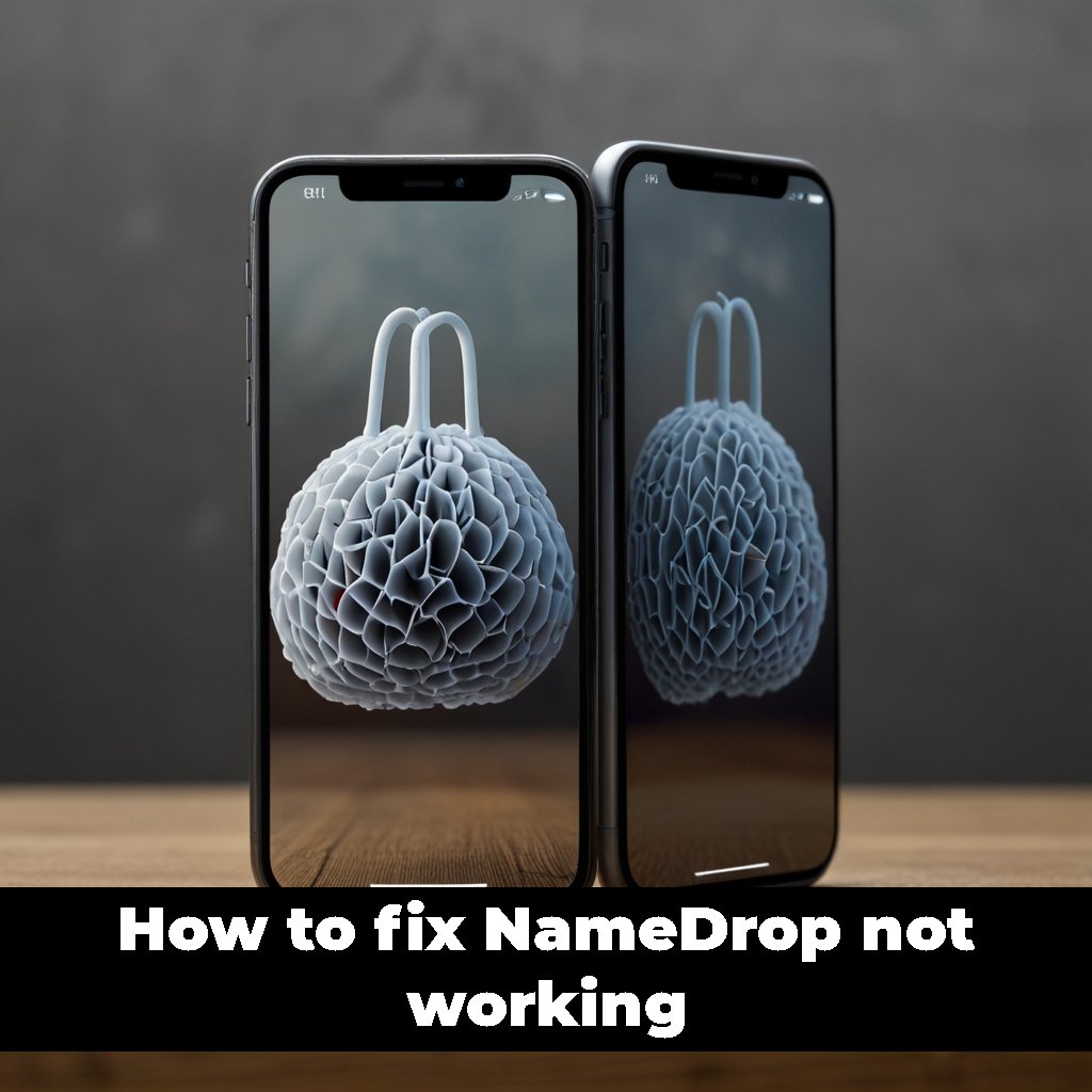 How to fix NameDrop not working