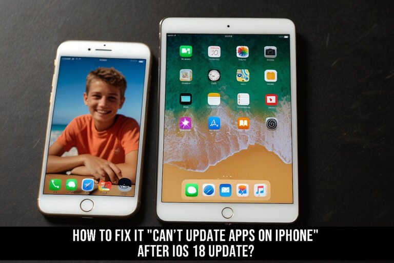 How to fix it "Can’t update apps on iPhone" after iOS 18 update?